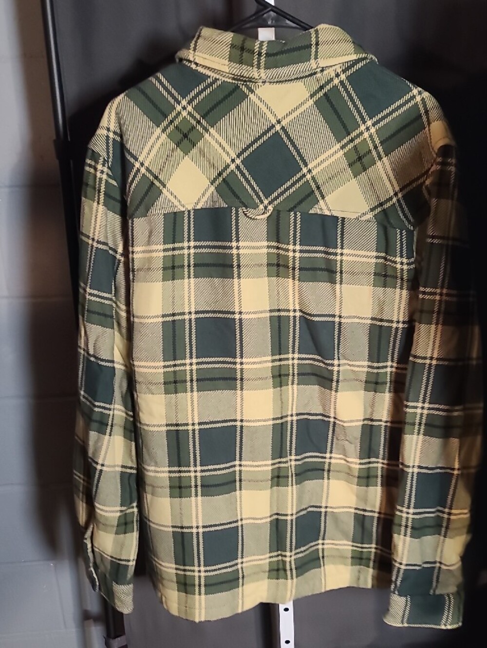 Alpine Design Green & Yellow Plaid Button-Down Shirt Jacket - Picture 2 of 2